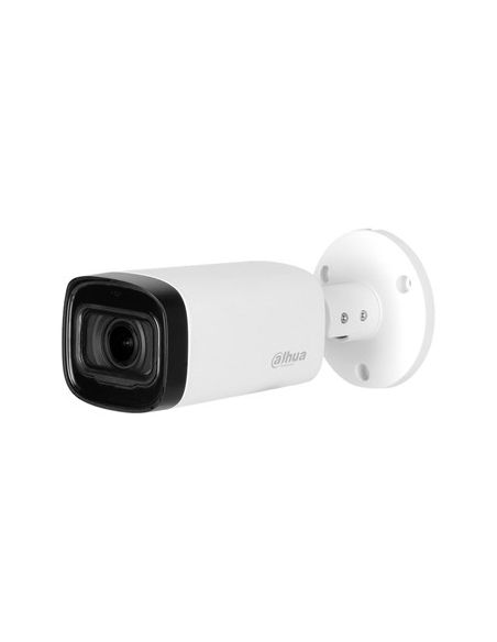 Cámara bullet 4 en 1 Dahua serie PRO Óptica motorizada 5mpx para exterior Smart IR de 60m, Audio