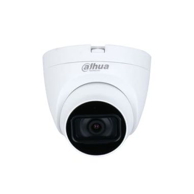Domo fijo Dahua 4 en 1 serie PRO Óptica fija de 5mp para exterior con Smart IR de 30m con micrófono incorporado.