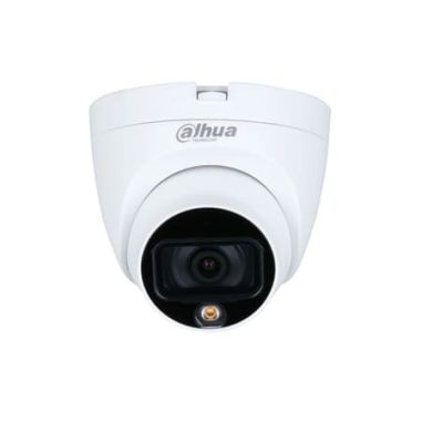 Cámara domo 4 en 1 Dahua Full-Color Óptica fija de 5mp para exterior con Smart Light de 20m Incorpora micrófono