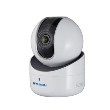 Cámara domo HYUNDAI WiFi IP Óptica fija de 2mp para interior con Smart IR 10 metros, Audio, Alarma y Slot SD