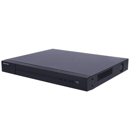 Videograbador DVR 5n1 Hikvision de 32 canales de 4mpx y 8 canales IP de 6mpx Audio bidireccional.