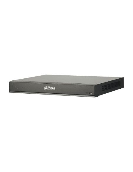 Grabador NVR IP PoE Dahua con inteligencia artificial 16 canales de 16mp Audio bidireccional, Alarma y POS