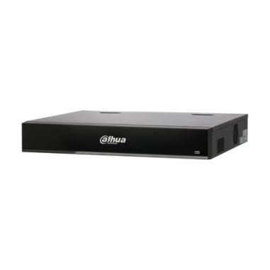 Grabador NVR IP PoE de Dahua con inteligencia artificial de 32 canales a 16mp con Audio bidireccional, Alarma,