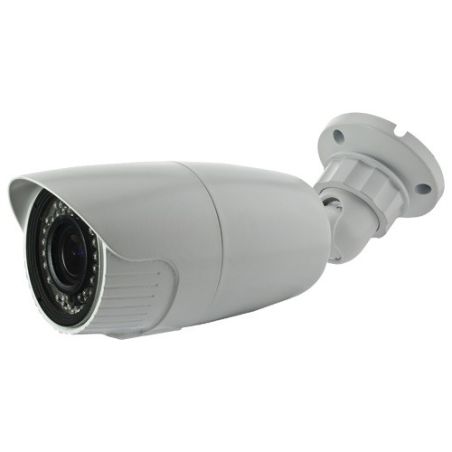 Cámara Bullet 4 en 1 (HDCVI/HDTVI/AHD/CVBS)  1080p Full HD exterior, lente motorizada 2.8~12mm y visión nocturna 40m