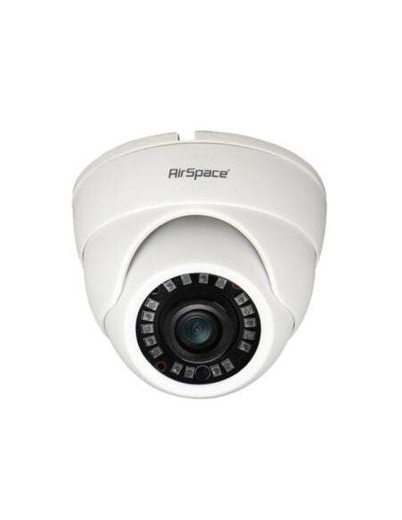 Kit de videovigilancia 8Mp 1 cámara domo Óptica fija interior más grabador 4ch + 4ch IP
