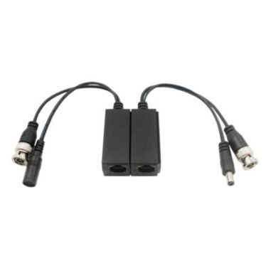 Balun pasivo por par trenzado Alimentación + Vídeo