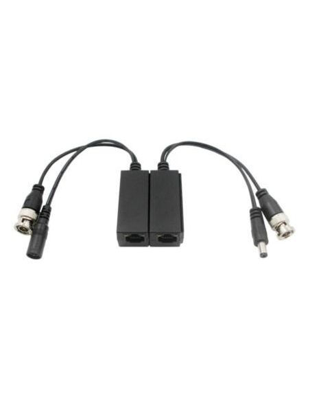 Balun pasivo por par trenzado Alimentación + Vídeo