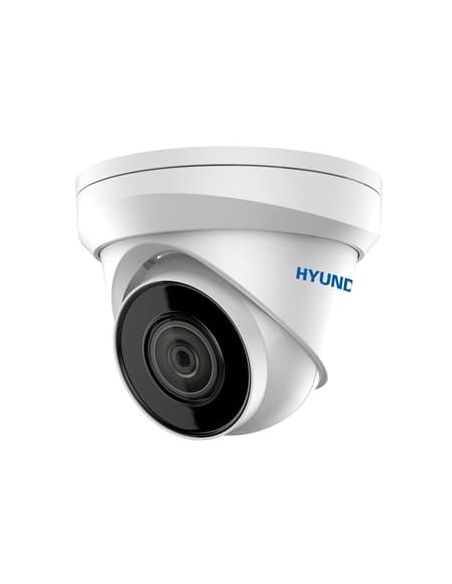 Cámara domo hyundai IP PoE Óptica fija de 2mpx para exterior con Smart IR 30 metros
