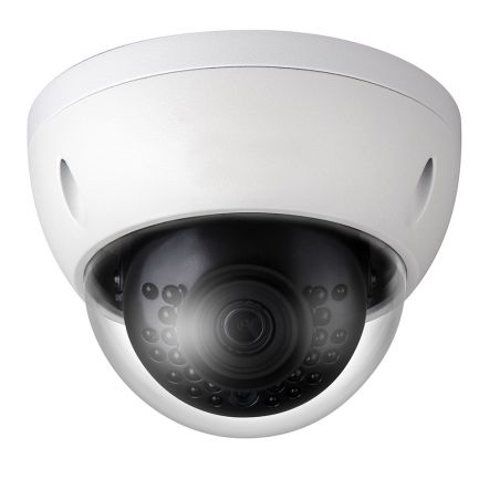 Domo fijo IP con iluminación IR de 30 m, antivandálico para exterior