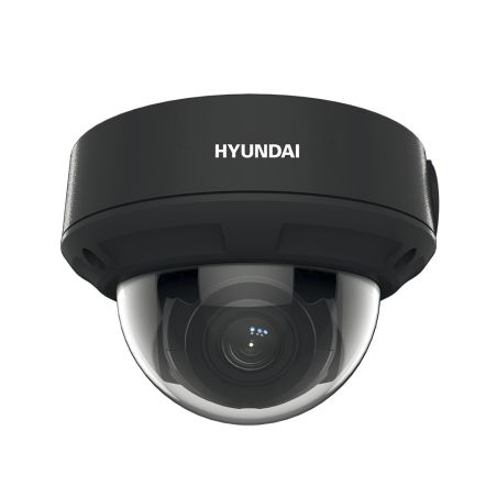 Cámara domo IP PoE hyundai de Óptica varifocal motorizada de 4mpx para exterior Luz infrarroja de 30m antivandálica.