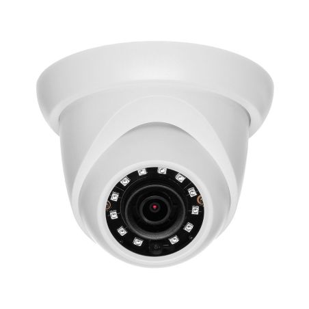 Domo IP PoE, CCTV, Óptica fija, 4Mpx, Exterior con Smart IR de 30m
