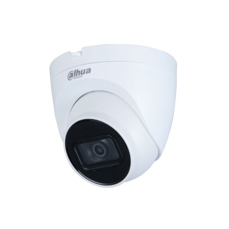 Domo IP PoE, Dahua, Óptica fija, 2Mpx, Exterior Smart IR 30m, Audio, Slot SD
