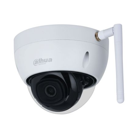 Domo IP Wifi, Dahua, Óptica fija, 4Mpx, Exterior Smart IR 30m, Antivandálica, Slot SD