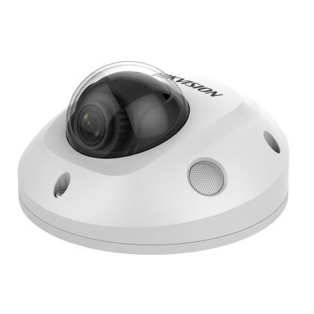 Minidomo, Hikvision, Óptica fija, 4Mpx, Interior con IR de 30m zona ROI, Alarma, Wifi y detección de movimiento.