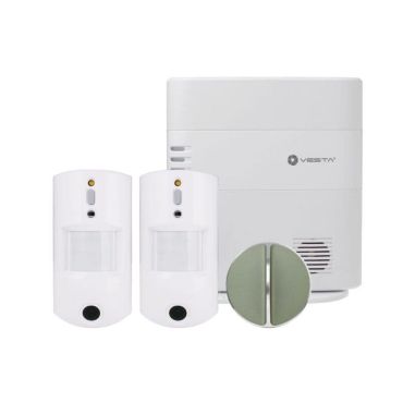 KIT VESTA BY CLIMAX COMPUESTO POR CENTRAL IP, 2X DETECTORES Y 1X CERRADURA