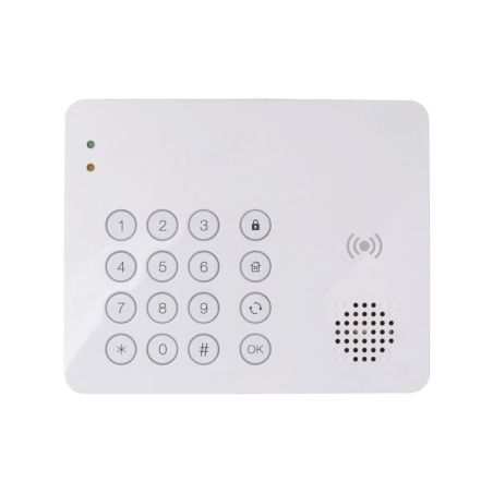 Teclado con sirena y lector NFC