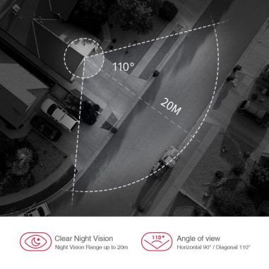 FOSCAM FI9902P 1080P WIFI EXTERIOR ÁNGULO 110º...
