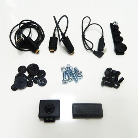 Cámara oculta en botón 0.08 Lux WDR HDMI