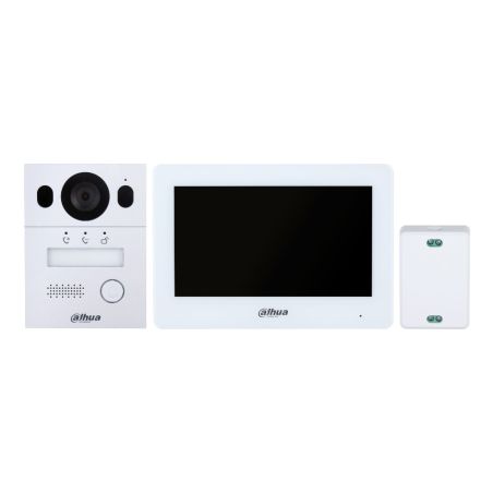 Kit Videoportero Dahua Tecnologia IP, 2 hilos, PoE, con alarma