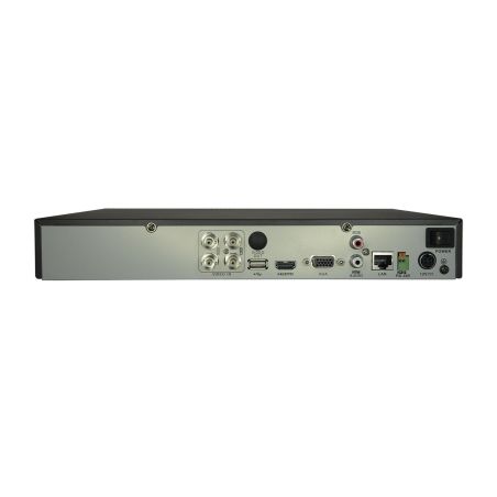 Kit de videovigilancia HD 4 cámaras bullet exterior óptica fija 720p más grabador de 4 canales