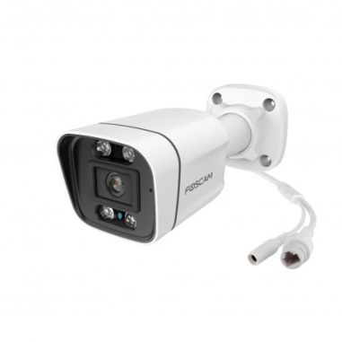 Cámara IP PoE, 5Mpx, Exterior con focos y...