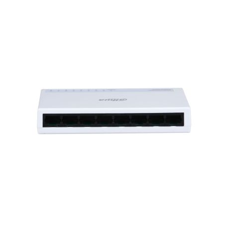 Switch no gestionable L2 de gama comercial con 8 puertos Fast Ethernet