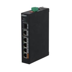 Switch Dahua no gestionable 4 PoE + 2 Gigabit combo