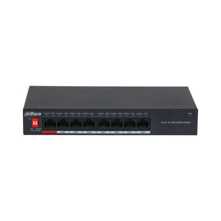 Switch Dahua de 8 puertos PoE Gigabit