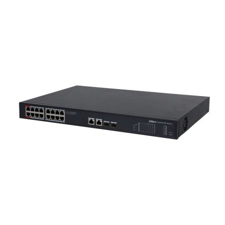 Switch Dahua de 16 puertos PoE Gigabit