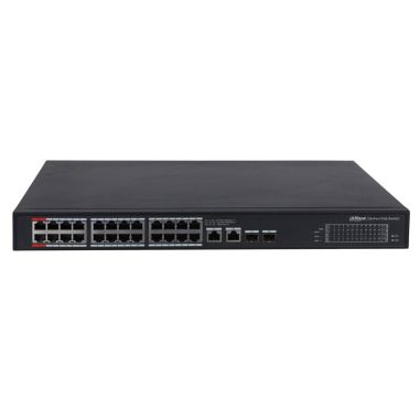 Switch Dahua de 28 puertos Gigabit con 24 PoE