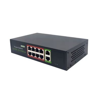 Switch PoE no gestionable de 8 PoE 100M + 2...