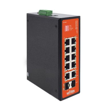 Switch PoE rugerizado de 8 PoE Fast + 1 RJ45...