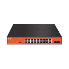 Switch PoE no gestionable de 16 PoE Gigabit + 2 COMBO...