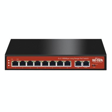 Switch PoE no gestionable de 8 PoE + 2 Ethernet