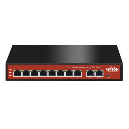 Switch PoE no gestionable de 8 PoE + 2 Ethernet