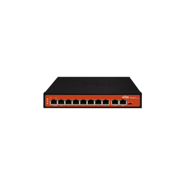 Switch PoE no gestionable de 8 PoE + 2 Uplink...