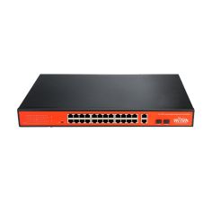 Switch PoE no gestionable de 24 PoE + 1 RJ45 Gigabit + 1...