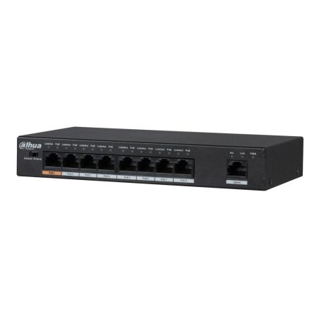 Switch no gestionable (L2) de 8 puertos PoE