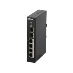 Switch Dahua de 6 puertos con 4 PoE