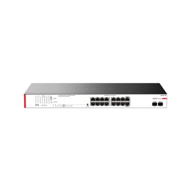 Switch PoE 16 puertos Gigabit + 2 ranuras SFP