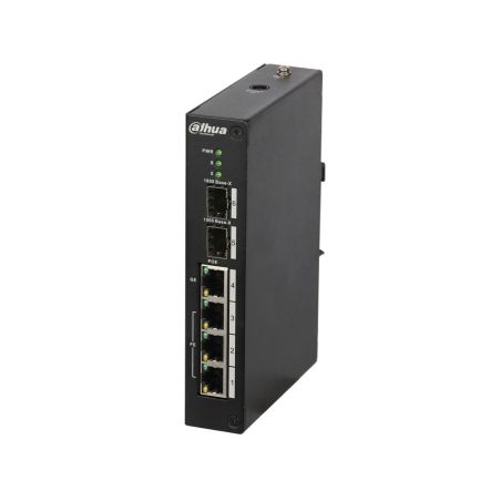 Switch Industrial gestionable L2+ de 3 puertos Fast Ethernet PoE + 1 puerto uplink Gigabit Ethernet PoE + 2 puertos 1000