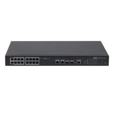 Switch Gestionable, 16 PoE + 2 combo Gigabit