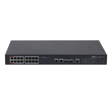 Switch Gestionable, 16 PoE + 2 combo Gigabit