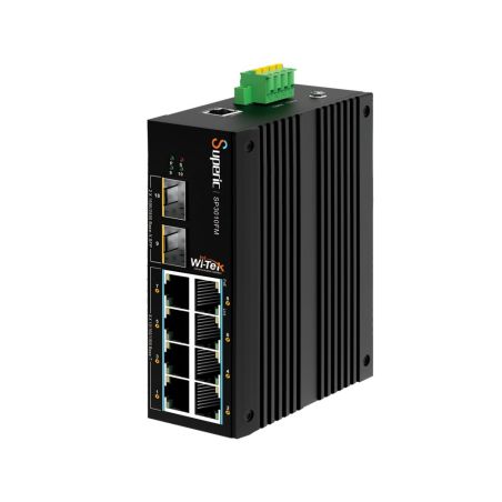 Switch PoE gestionable de 8 PoE+ Gigabit + 2 SFP Gigabit