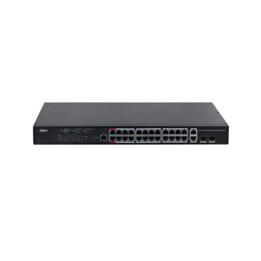 Switch Dahua de 26 puertos Gigabit con 24 PoE