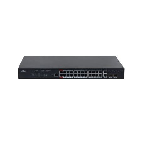 Switch Dahua de 26 puertos Gigabit con 24 PoE