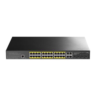 Switch PoE+ L2 de 24 puertos Gigabit y 4...