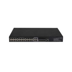 Switch PoE+ L2 Gigabit de 24 puertos, 4 SFP y 4 combo