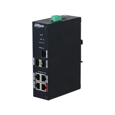 Switch PoE+ L2 de 4 puertos PoE y 3 puertos...