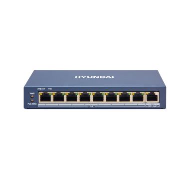 Switch PoE gestionable de 8 puertos